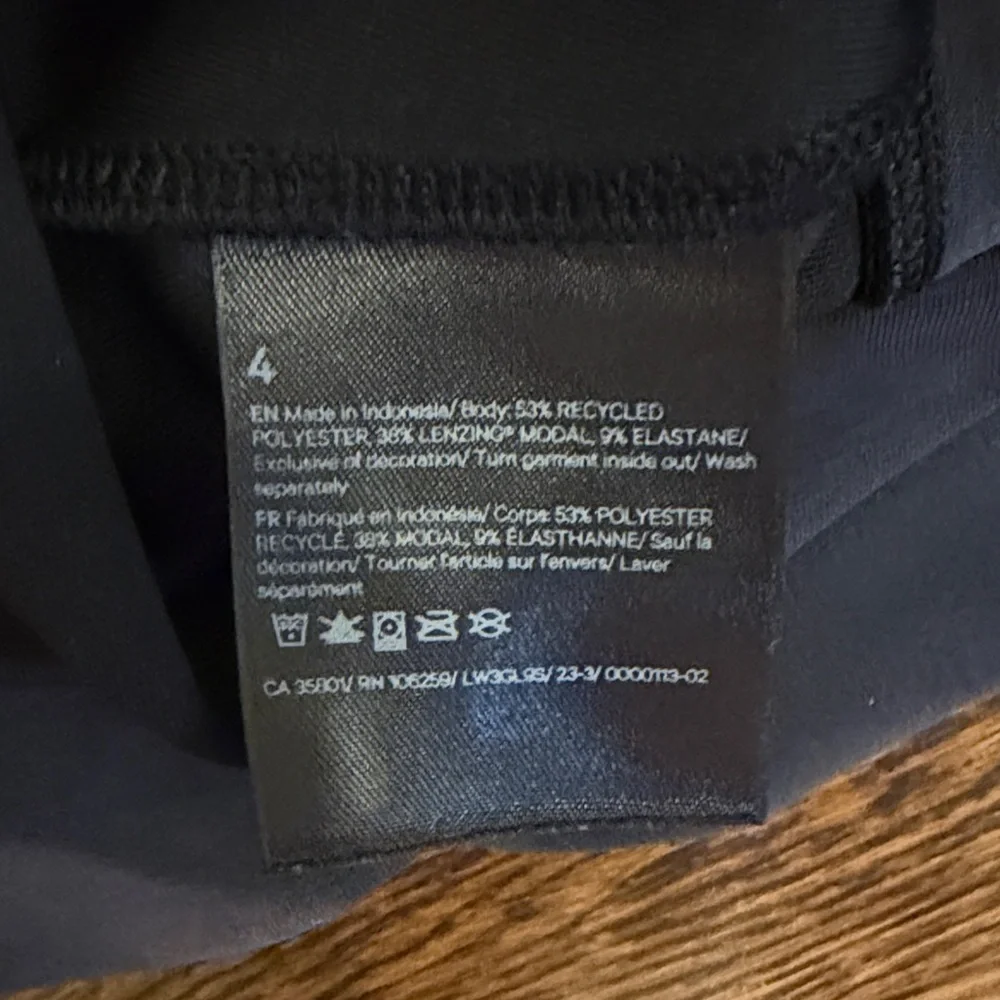 Lululemon Softstreme Cropped Charcoal Crewneck Sweatshirt